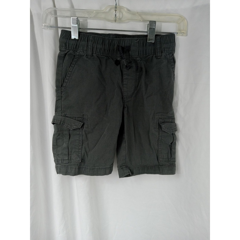 Arizona Jean Co Drawstring Cargo Shorts Gray Boys Sz XS